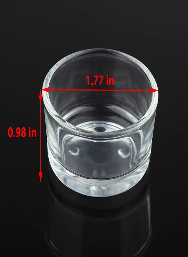 DQITJ 6 Pcs Glass Reptile Feeding Bowl Food Basin Tray Container Water Dish Cup for Small Reptile Lizard Spider Corn Snake Scorpion Centipede Crickets - Image 4